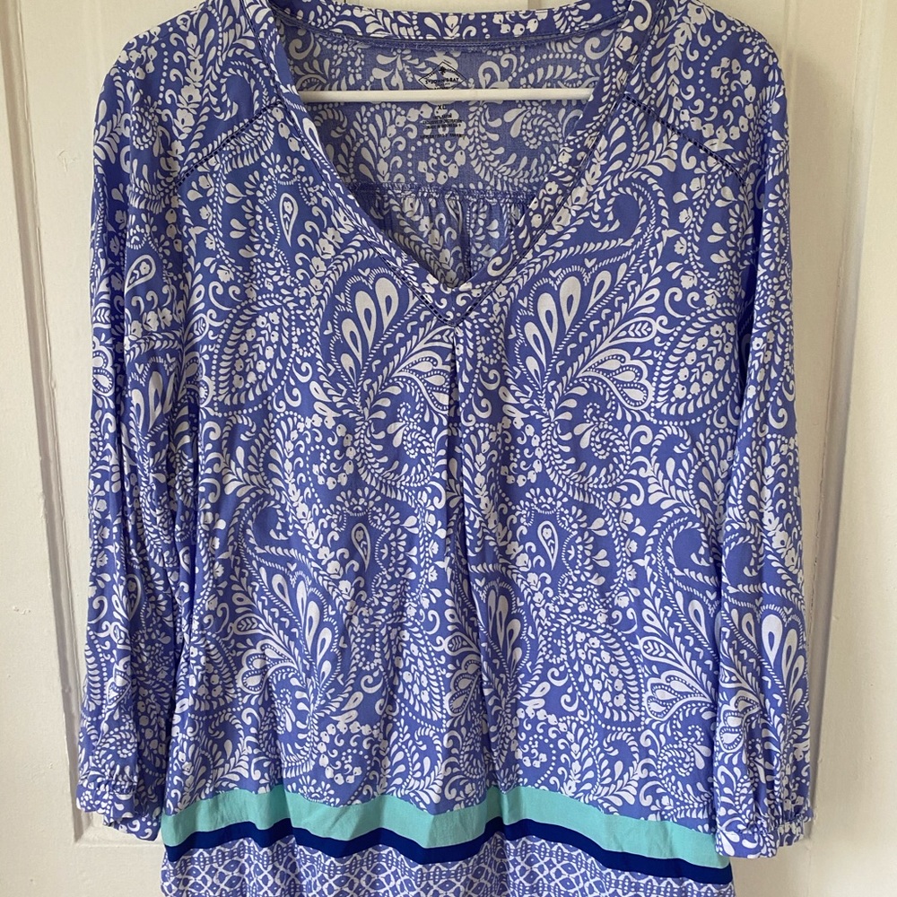 St John’s Bay XL women’s 3/4 Sleeve top.